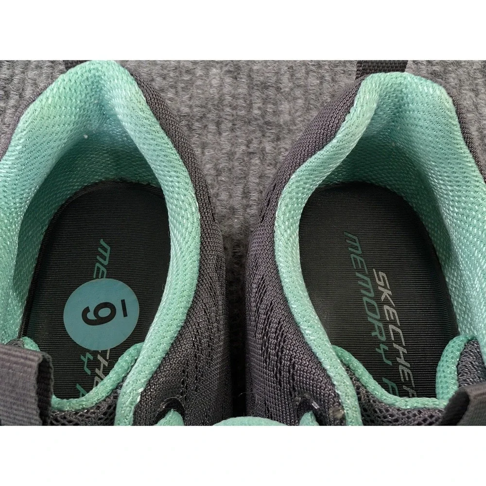 Skechers Graceful Get Connected Sneakers Womens 6 Gray Lightweight Walk Travel